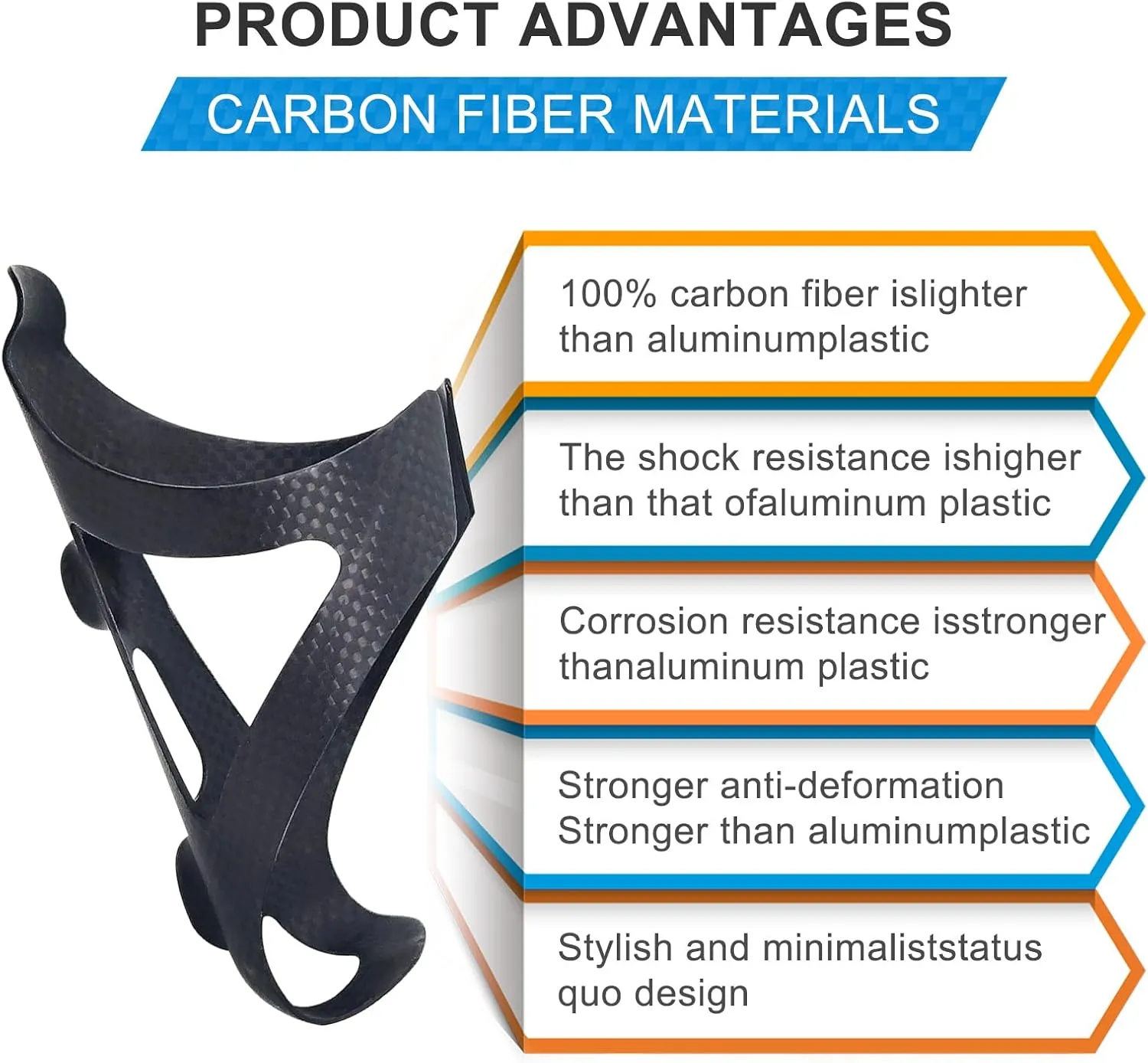 Full Carbon Fiber Bicycle Ultralig Water Bottle Cage MTB Road Bike Bottle Holder Ultra Light