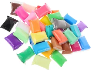 Gadpiparty Air Dry Clay 36 Colors Modeling Clay Set Storage Bag for Boys and Girls' DIY Projects Handmade Art Toys