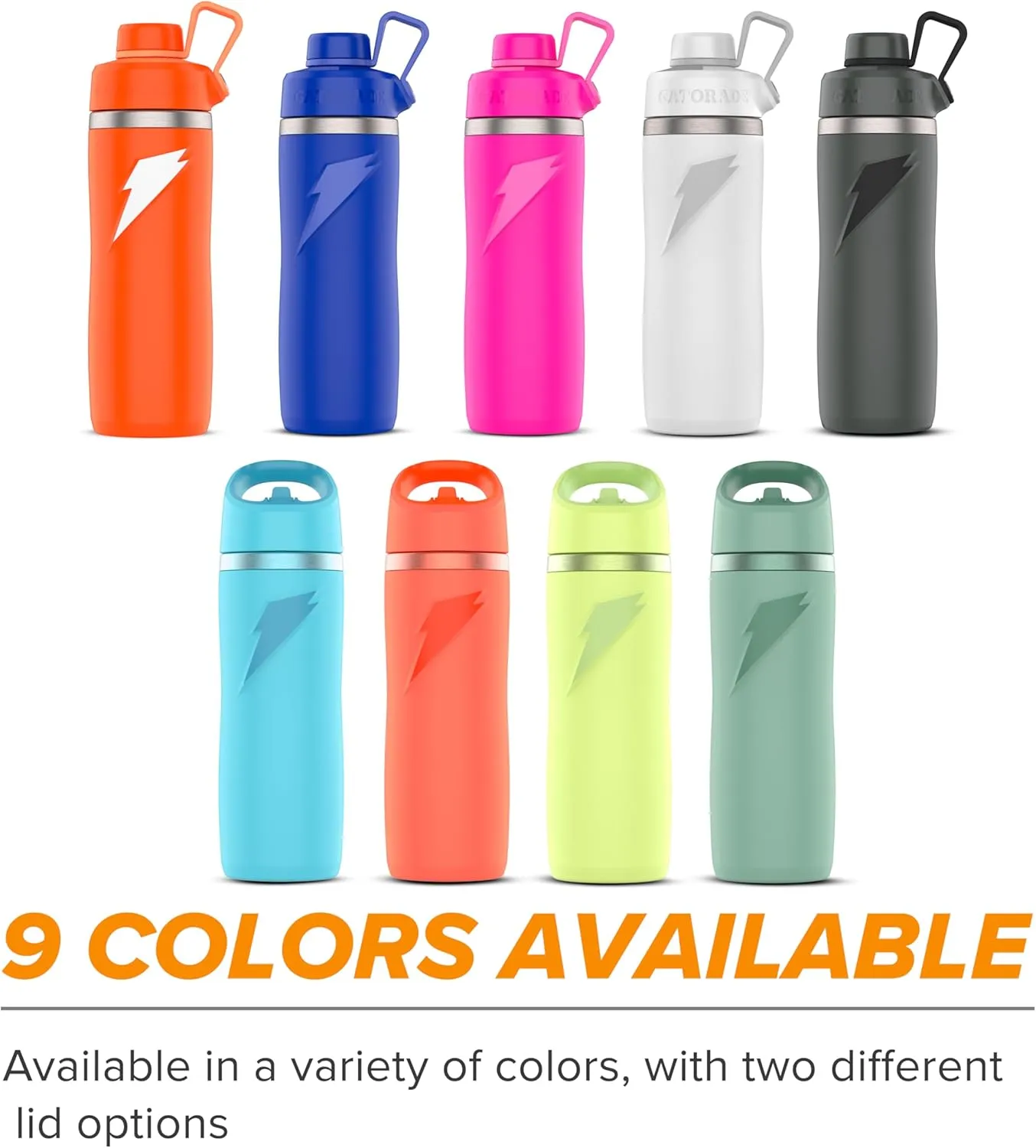 Gatorade 'Overtime' 22oz Stainless Steel Water Bottle