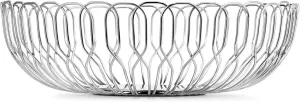 Georg Jensen Alfredo Large Stainless Steel Serving Basket, 10.24"