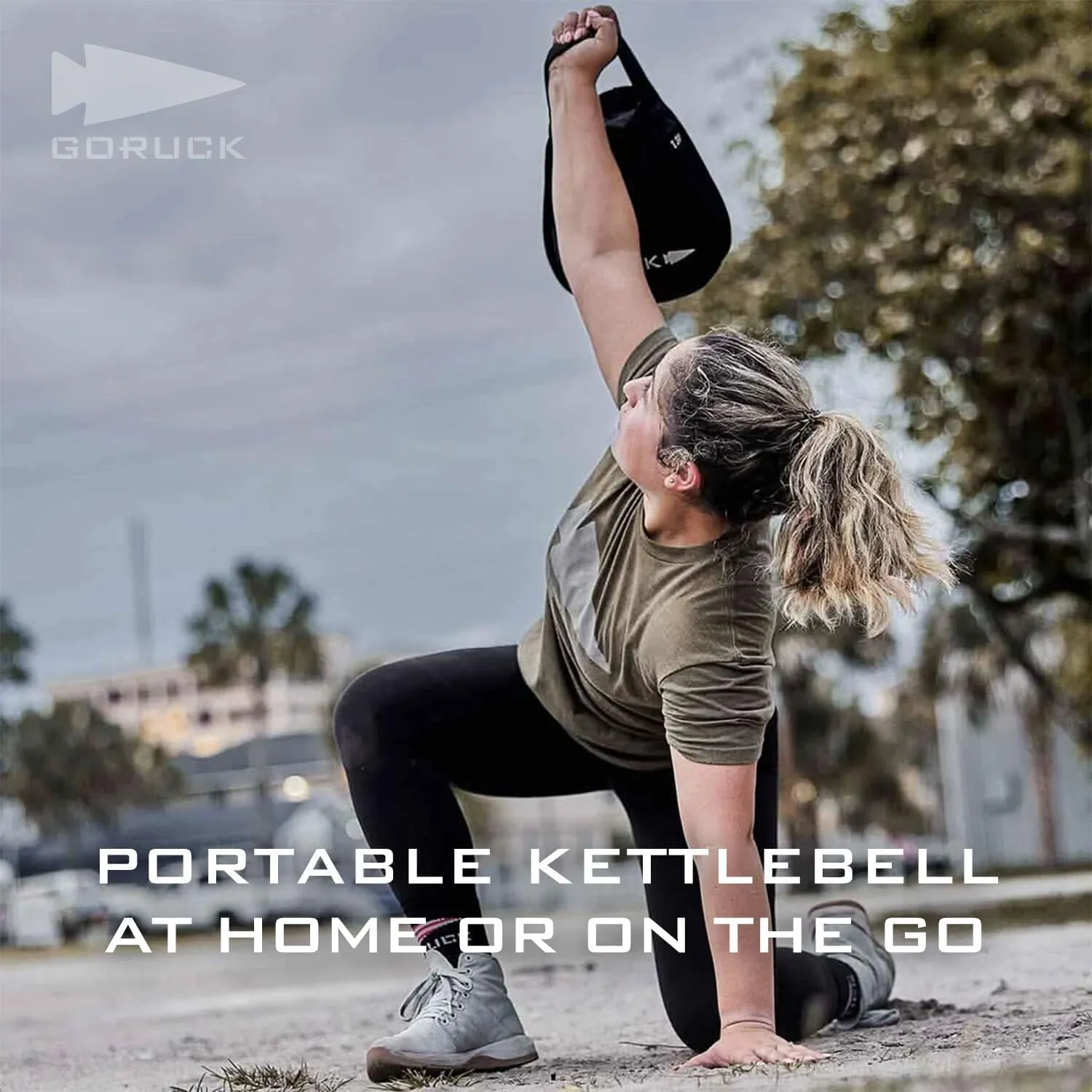 GORUCK Sand Kettlebells Weight for Fitness & Body Workout for Men & Women - for Weightlifting, Dumbbell & Yoga - for Home & Gym Training