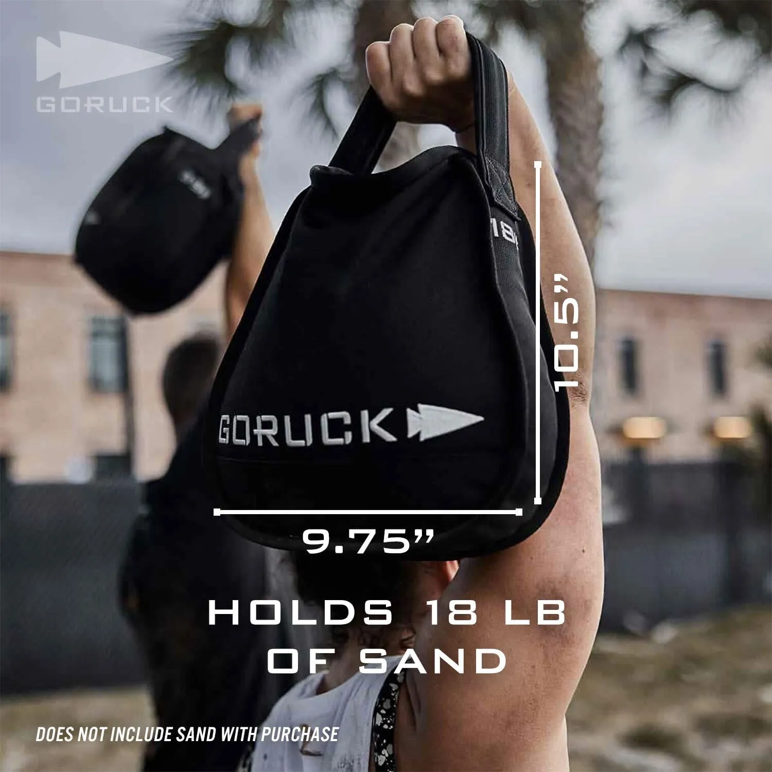 GORUCK Sand Kettlebells Weight for Fitness & Body Workout for Men & Women - for Weightlifting, Dumbbell & Yoga - for Home & Gym Training