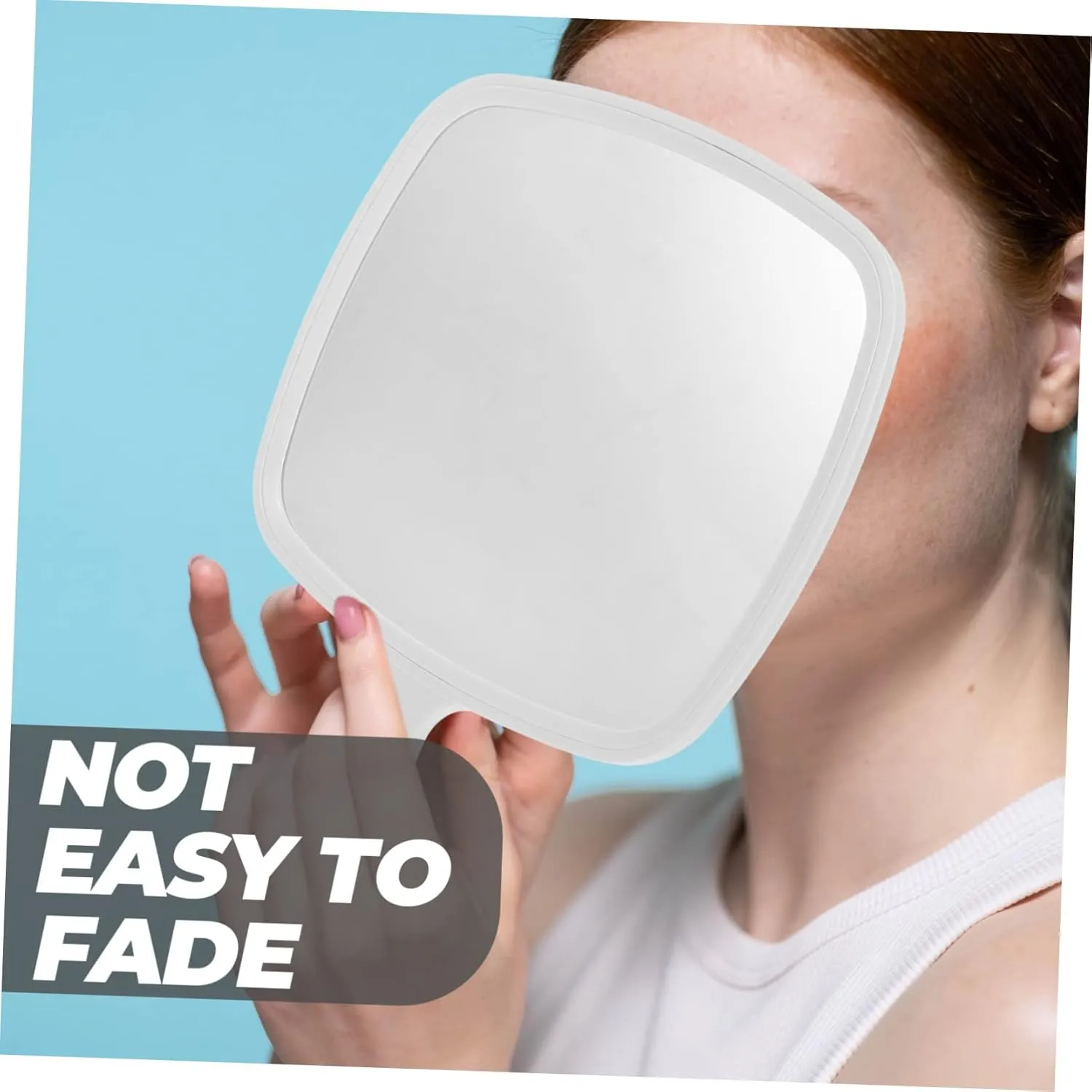 Handheld Cosmetic Mirror Travel Supplies Compact and Ergonomic Mirror for Women