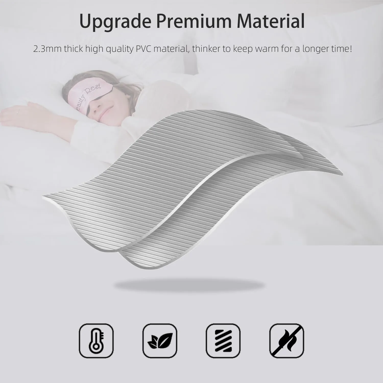 Hot Water Bottle with Cover - Premium Soft Knitted Cover - 2L Large Capacity - Hot Water Bag for Pain Relief, Neck and Shoulders, Back & Cosy Nights