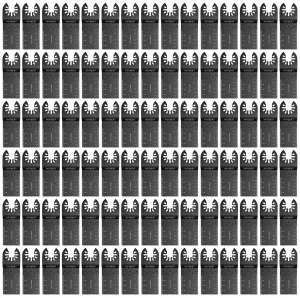 HOTBEST 100 Pcs Wood Oscillating Multi Tool Saw Blades Universal for Multitool All Purpose Tool Porter Cable Rockwell Black&Decker Multimaster Craftsman Chicago etc