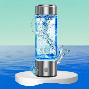 Hydrogen Water Bottle, 14OZ Portable Hydrogen Water Generator, 6000 PPB, Pure for Your Health