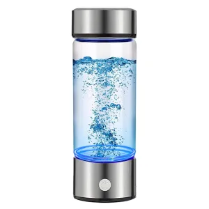 Hydrogen Water Bottle Generator with SPE pem Technology for Improved Quality in 3 Minutes, Perfect for Travel, Includes Zero Water Filter and cat Water Fountain Filter