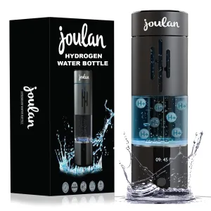 Hydrogen Water Bottle - Upgraded Rechargeable, LED Timer, 230ml, 4500 PPB, Hydrogen Water Bottle Generator with Advanced SPE & PEM Technology - BPA-Free Hydrogenated Water Bottles for Hydration