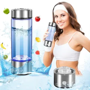 Hydrogen Water Bottles, 2 in 1 Hydrogen Water Generators with PEM SPE Technology,Sports Outdoors Water Bottles,Hydrogen Water for Home, Office, Daily Drinking