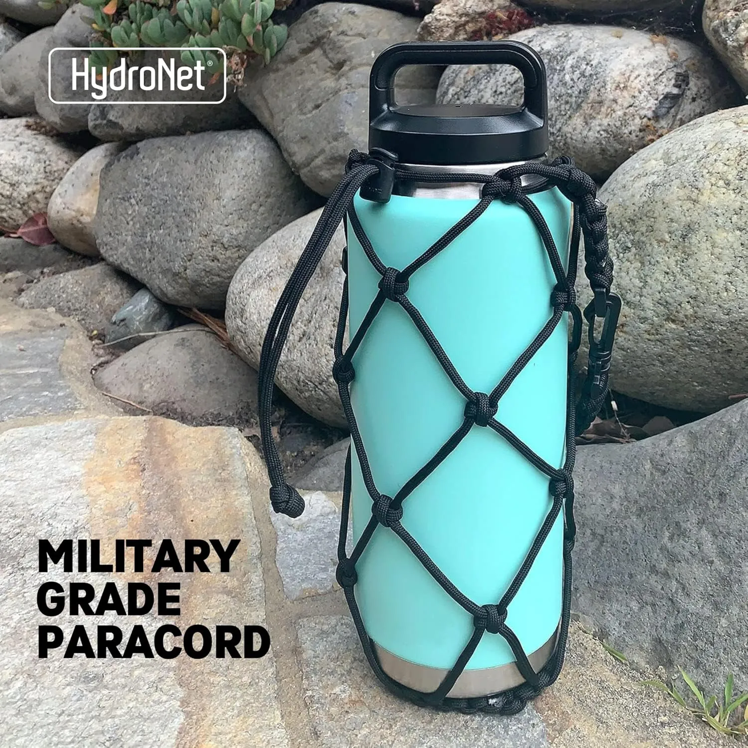 HydroNet Carry Bag with Handle and Shoulder Strap for YETI Rambler Bottles and Camelbak Water Bottles, Tumbler Accessories for Men Women Hiking Camping Travelling
