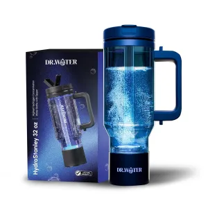 HydroStanley | Hydrogen Water Bottle | 3X More Hydrogen Concentration | 32oz Hydrogen Water Generator | Big Size More H2 | Water Hydrogenator | 3rd Party-Verified Product (HydroStanley White)