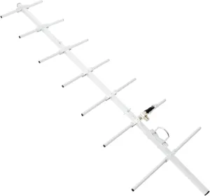 HYS UHF Yagi HT Antenna, 100W 7 Element Beam 70 cm Outdoor Portable Pre-Assembled Collapsible Antenna with U-Bolt for 430Mhz Ham Mobile Digital Radio/Motorola Repeater