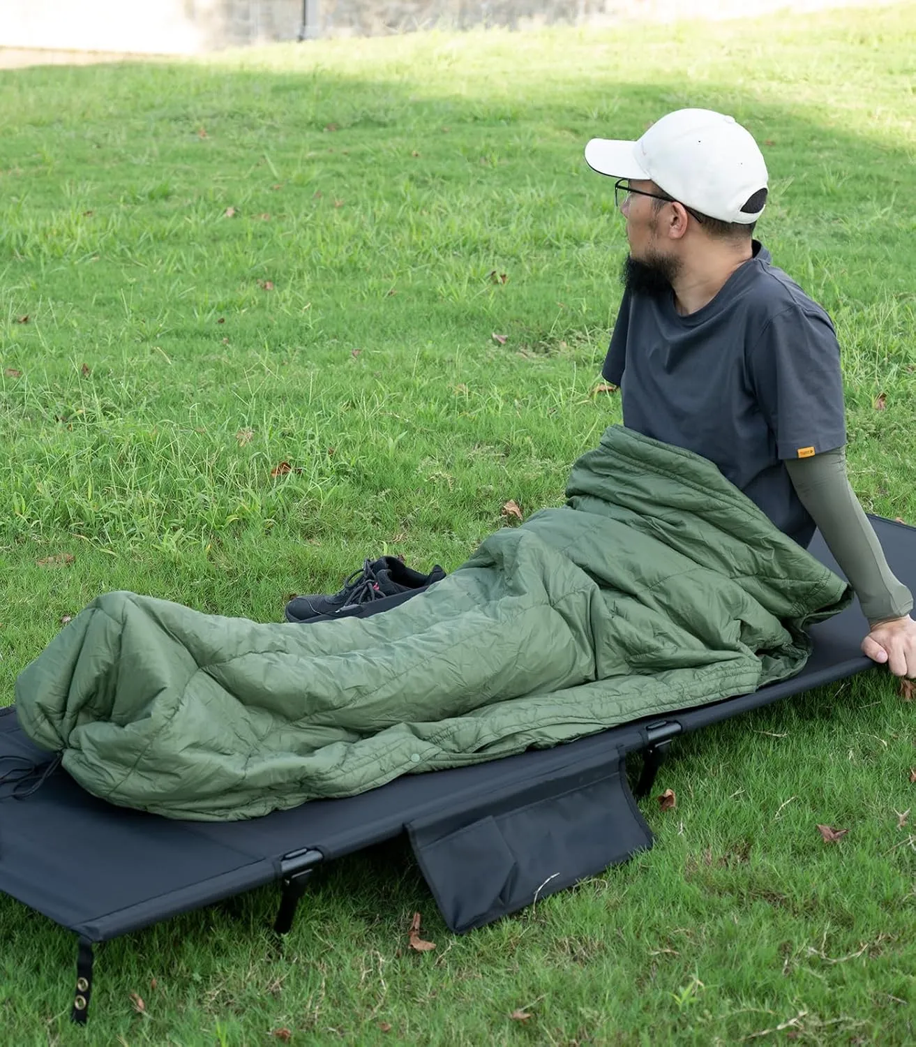 iClimb 3M Thinsulate Insulation Warm Camping Blanket Ultralight Compact (Green)