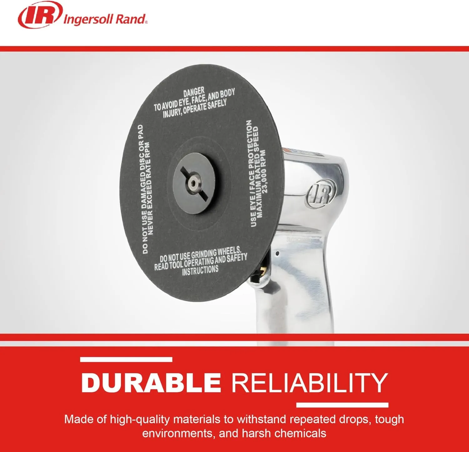 Ingersoll Rand 317-B - 3" and 5" Sander, Fiber Pad, 18000 RPM, 0.45 HP