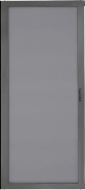 K.D. Heavy Duty Aluminum Sliding Patio Screen Door Kit - 2.5" Frame Insect Proof for Patio Backyard Kitchen and Bedroom (Brown, 36''x80'')
