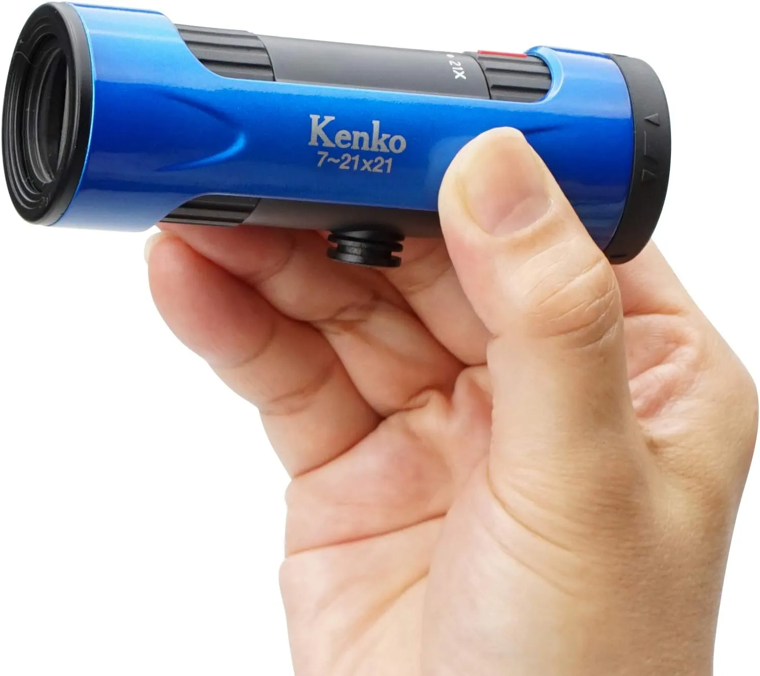 Kenko 429051 Ultraviue I Monocular, 7-21 x 21, 7-21x, 0.8 inch (21 mm) Diameter, Zoom Type, Blue