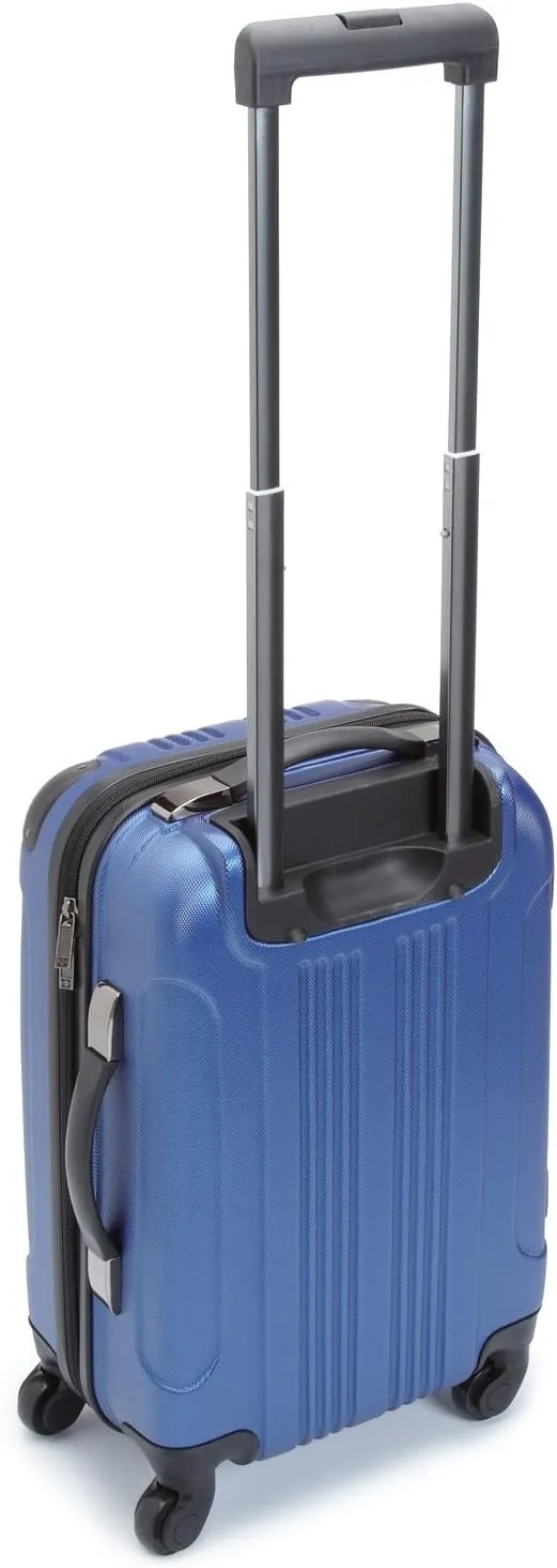 Kenneth Cole REACTION Out of Bounds Lightweight Hardshell 4-Wheel Spinner Luggage, Magenta, 20-Inch Carry On