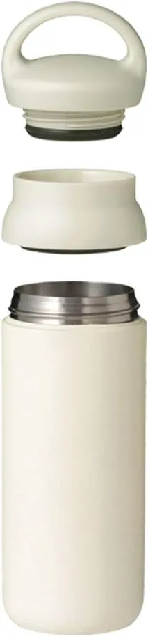 KINTO 21096 Dayoff Tumbler, 16.9 fl oz (500 ml), Dark Gray, Double Wall Vacuum Construction, Thermal and Cold Insulation, Water Bottle