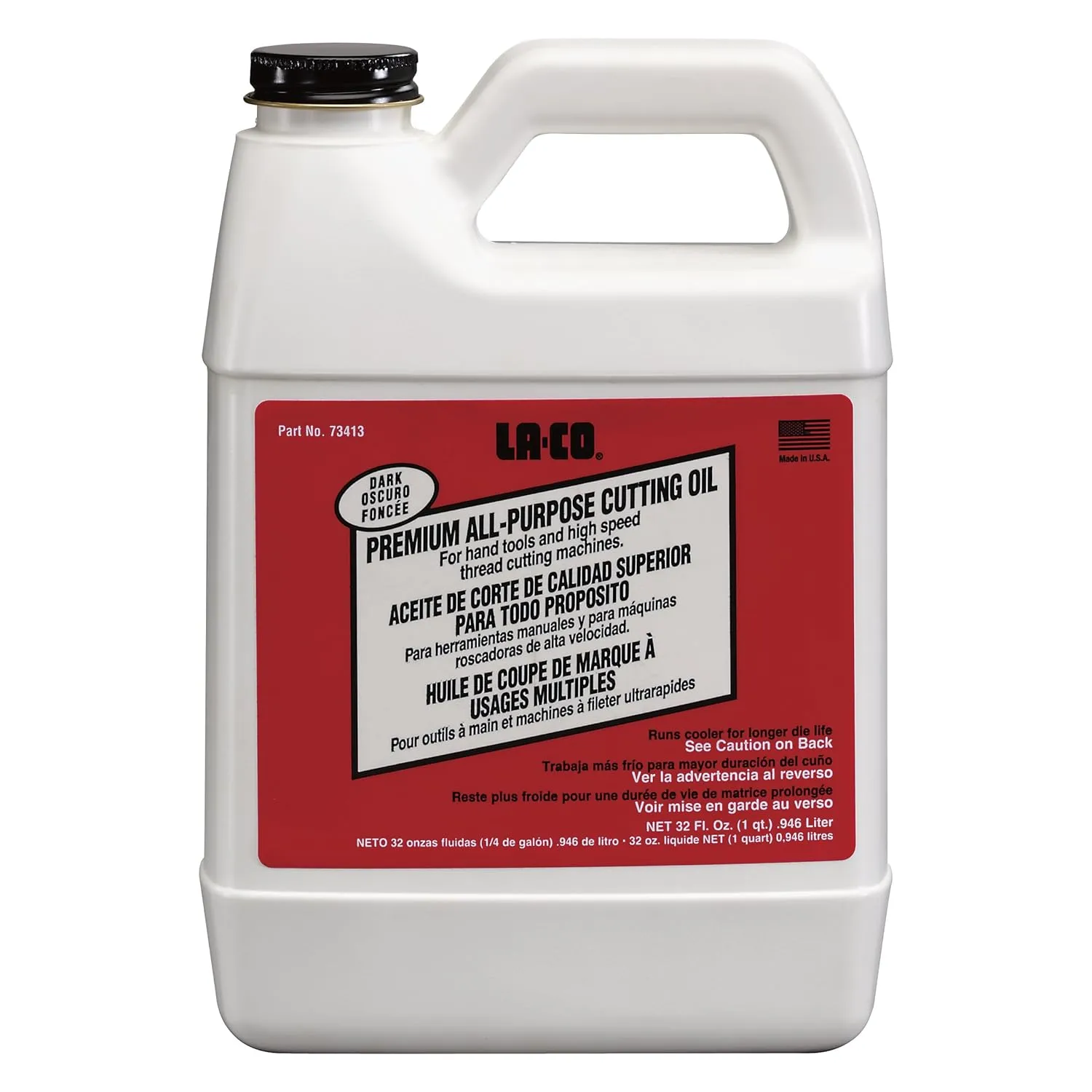 LA-CO Premium All Purpose Thread Cutting Oil, 1 gal