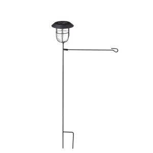 Lantern Solar Garden Flag Stand,20138