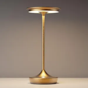LED Cordless Table Lamp Rechargeable- Battery Operated Touch Lamps,Portable 3 Color Dimming Waterproof Light for Patio/Restaurant/Dining/Outdoor(Titanium)