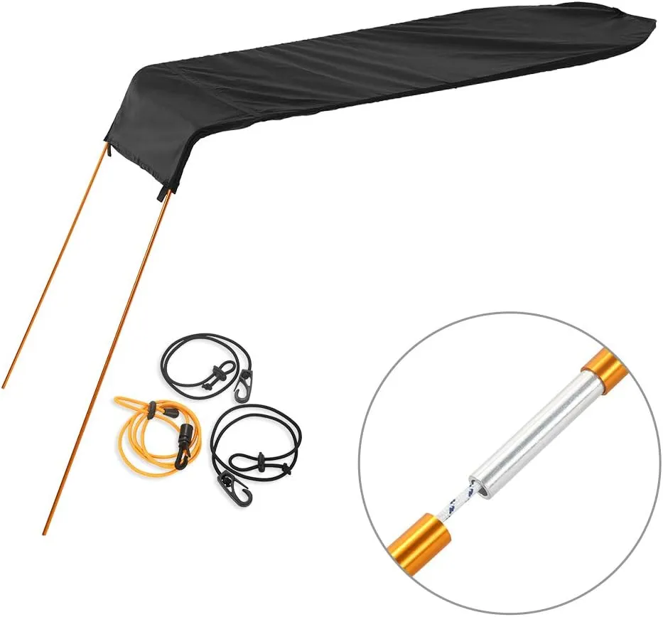 Lixada Kayak Boat Canoe Sun Shade Canopy for Single Person