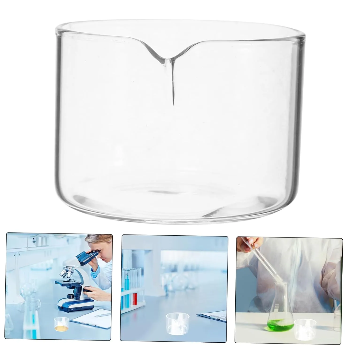 Lization Dish Dosh Evaporation Tool Glass Crystallizing Dish 60mm Spout