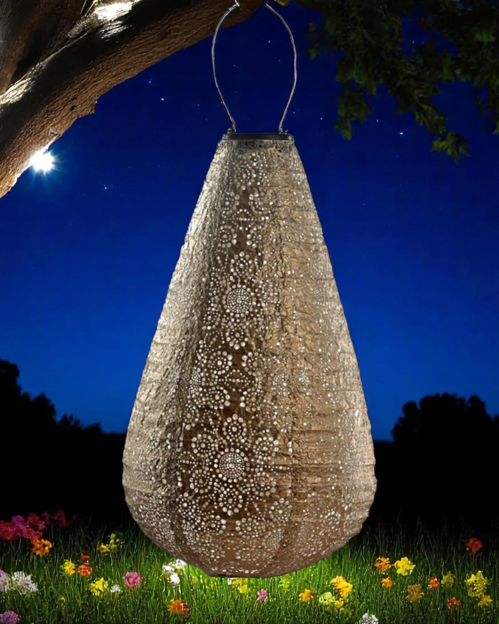 Lumiz Outdoor LED Solar Lantern - DROP 28cm