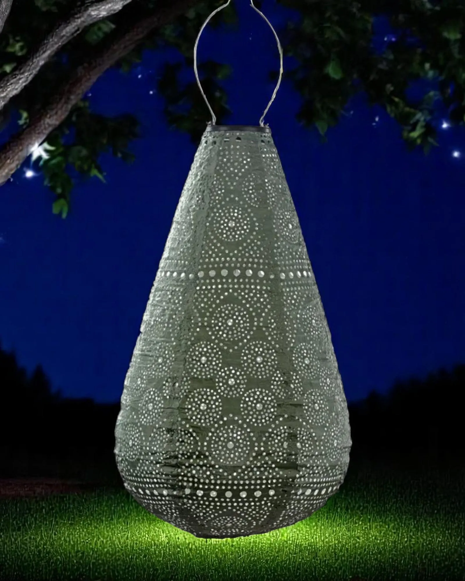 Lumiz Outdoor LED Solar Lantern - DROP 28cm