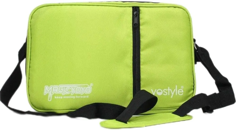 MAGICYOYO and yostyle Yo-Yo Accessory Bag - Holds 6 YoYo's (Green)