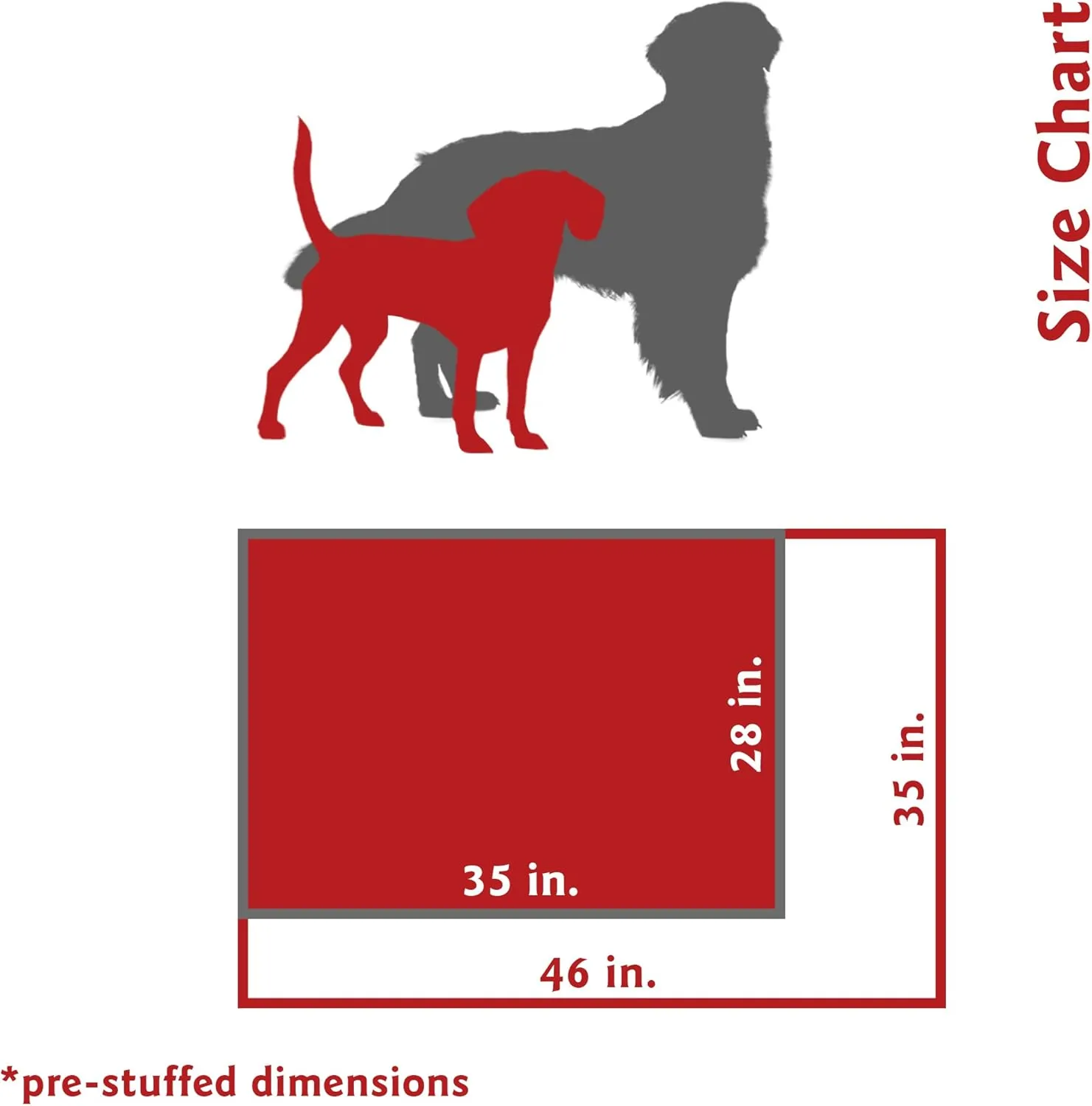 Majestic Pet Rectangle Medium Dog Bed Washable – Non Slip Comfy Pet Bed – Dog Crate Bed Super Value Pillow Dog Bed – Dog Kennel Bed for Sleeping - Dog Bed Medium Breed 35 x 28 Inch – Solid Khaki