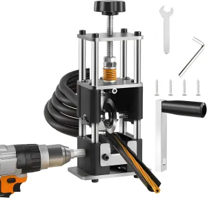 Manual Wire Stripping Machine 0.04"-1" Copper Wire Stripper Drill Powered & Hand Crank Wire Stripper Tool Efficient Scrap Wire Peeler for 1.5-25mm Cables, Ideal for Copper Recycling