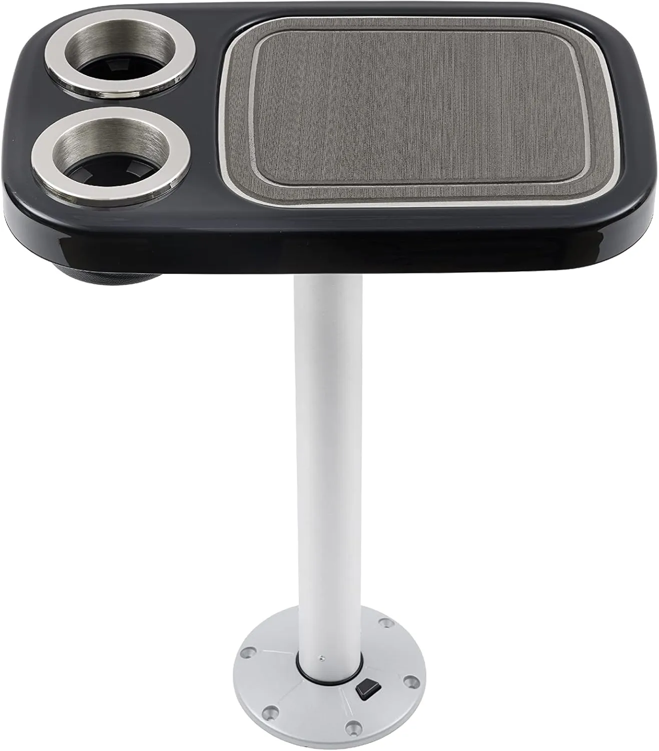 Manufacturers' Select ITC Marine Cocktail Boat Table Leg Set. Pontoon Accessories, Marine Pedestal Table with Center Foam Mat