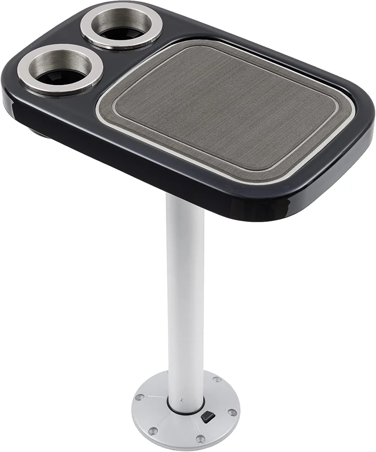 Manufacturers' Select ITC Marine Cocktail Boat Table Leg Set. Pontoon Accessories, Marine Pedestal Table with Center Foam Mat