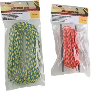 Maxim Polyester Accessory Cord, Red - Yellow - 20 Individual Packages, Diameter: 8 mm, Length: 30 ft (C3831-08-MASTPACK)