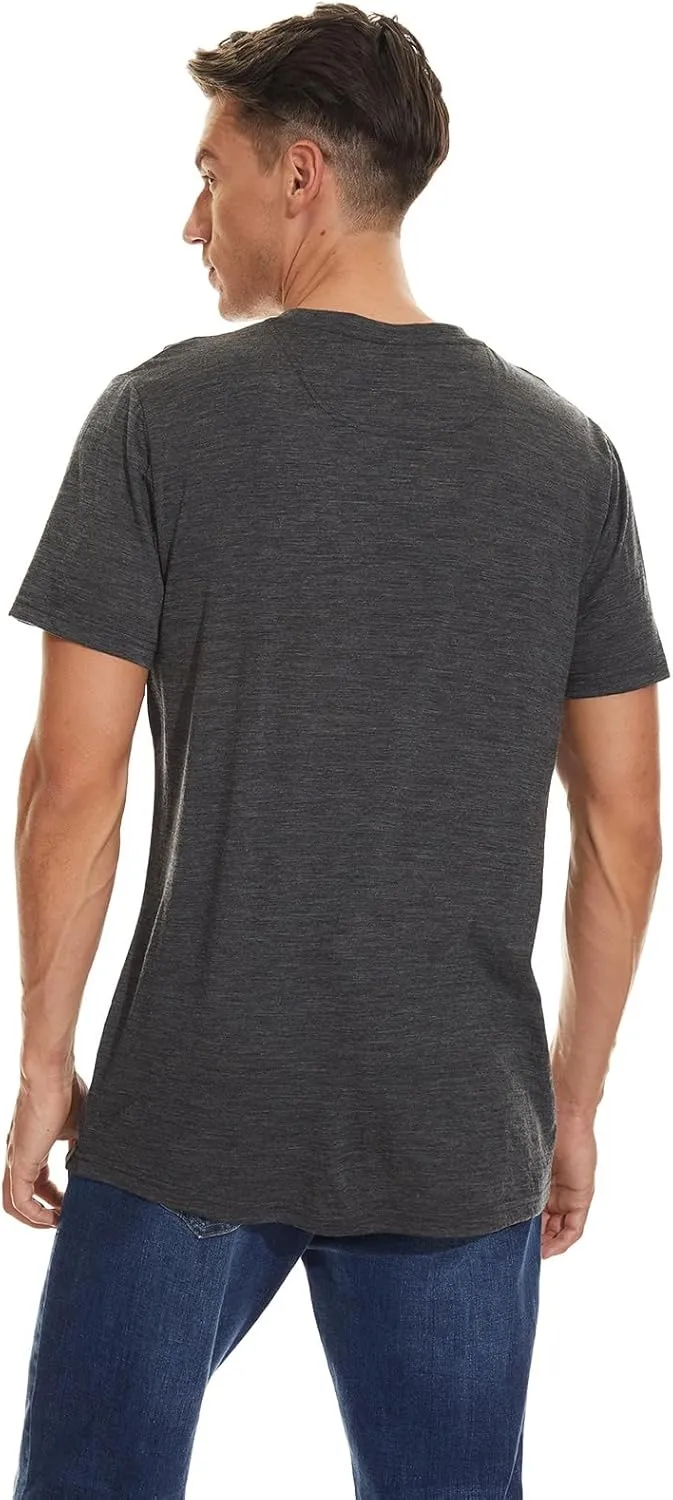 MERINNOVATION Merino Wool T-Shirt Mens Wicking Merino Wool Undershirt Lightweight Base Layer