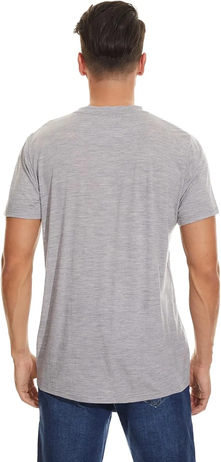 MERINNOVATION Merino Wool T-Shirt Mens Wicking Merino Wool Undershirt Lightweight Base Layer