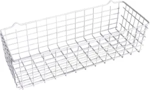 Metaltex All- Purpose Basket Pandino", Metal, Multi-Colour, 12 x 33 x 9 cm