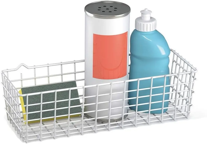 Metaltex All- Purpose Basket Pandino", Metal, Multi-Colour, 12 x 33 x 9 cm