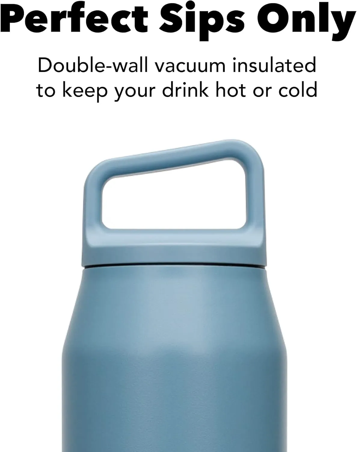 MiiR Wide Mouth Water Bottle - 32oz Insulated Water Bottle in Stainless Steel with Double Wall Vacuum Insulation, Leakproof Design, Keeps Drinks Hot or Cold