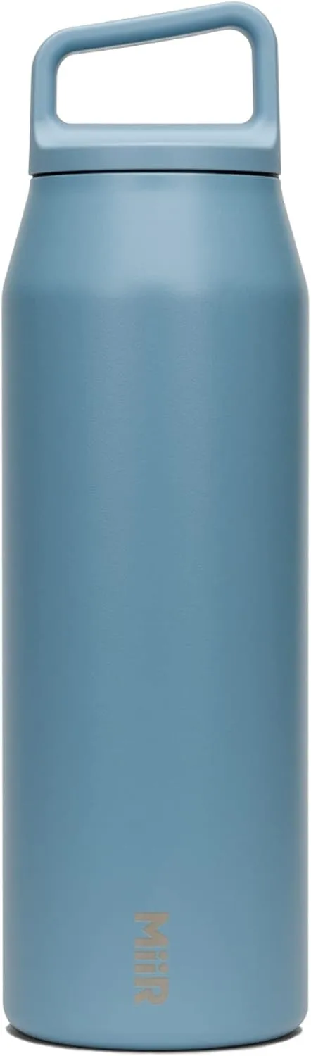 MiiR Wide Mouth Water Bottle - 32oz Insulated Water Bottle in Stainless Steel with Double Wall Vacuum Insulation, Leakproof Design, Keeps Drinks Hot or Cold