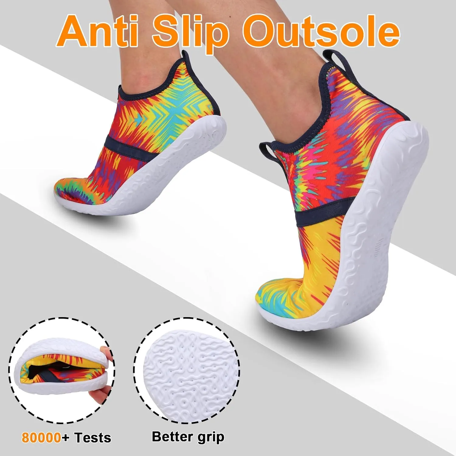 Minimalist Barefoot Sock Shoes for Women Men with Multi Purpose & Ultra Portable & Non Slip Sole