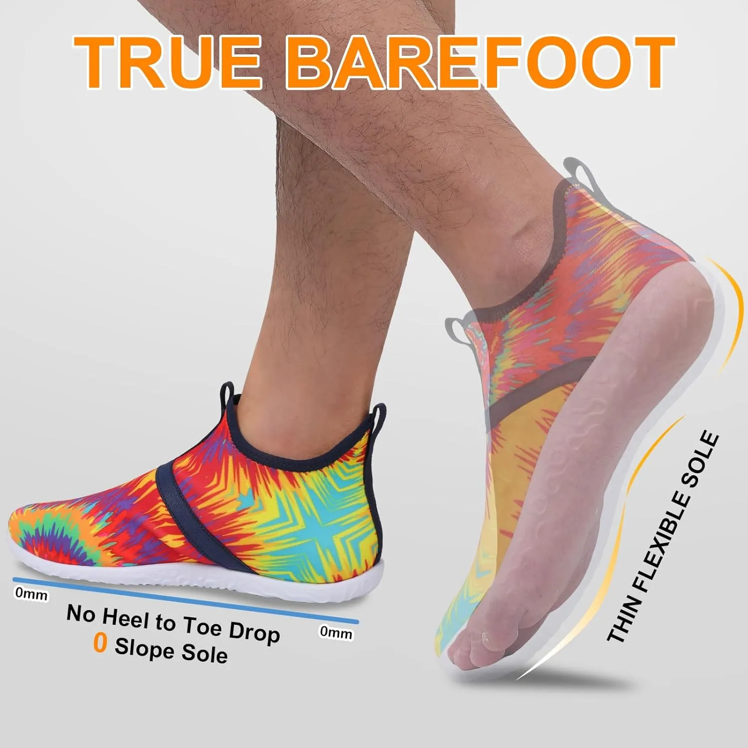 Minimalist Barefoot Sock Shoes for Women Men with Multi Purpose & Ultra Portable & Non Slip Sole