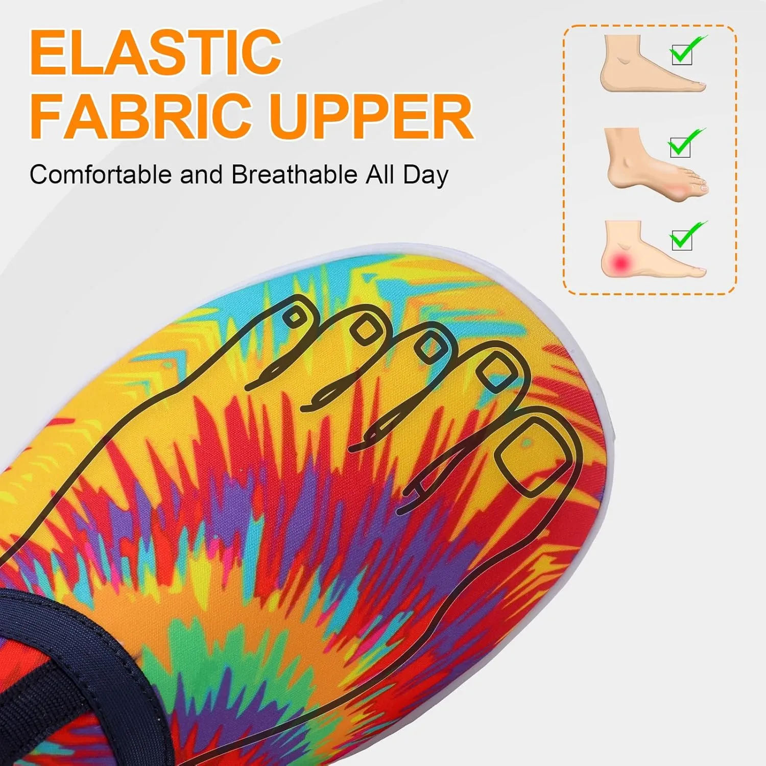 Minimalist Barefoot Sock Shoes for Women Men with Multi Purpose & Ultra Portable & Non Slip Sole