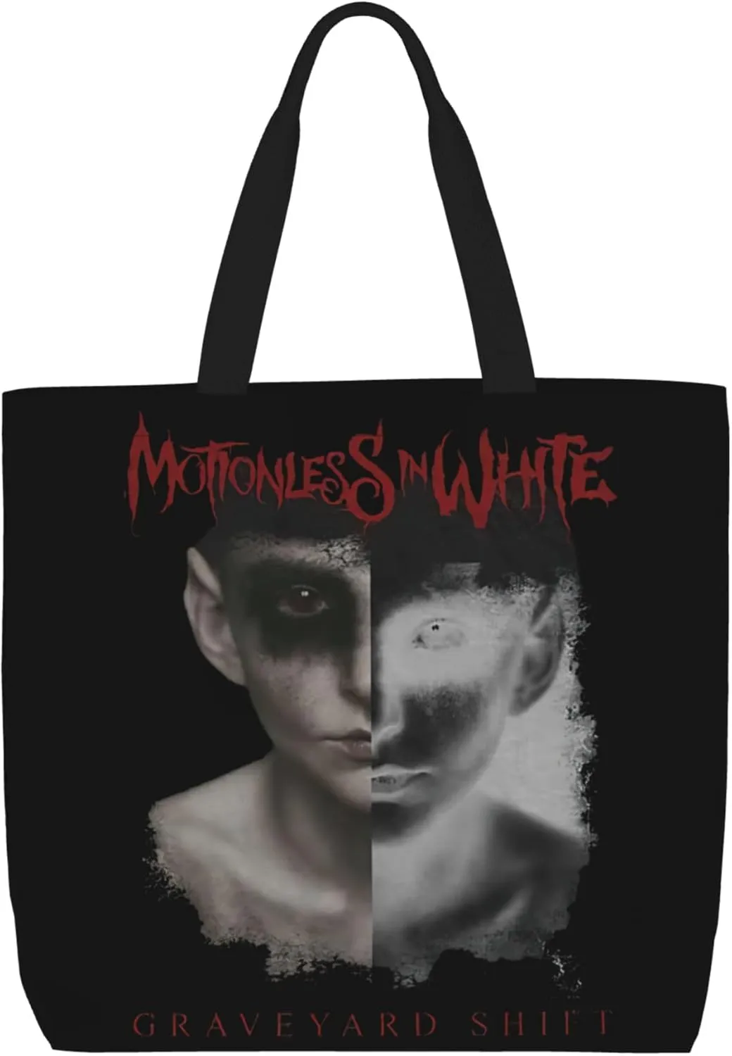 Motionless Rock In White Tote Bag for Women Lightweight Large Tote Bag Shoulder Bag Handbag for Travel Work Gym