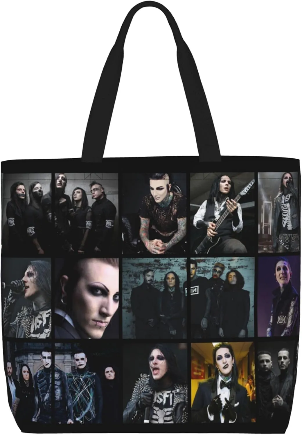 Motionless Rock In White Tote Bag for Women Lightweight Large Tote Bag Shoulder Bag Handbag for Travel Work Gym
