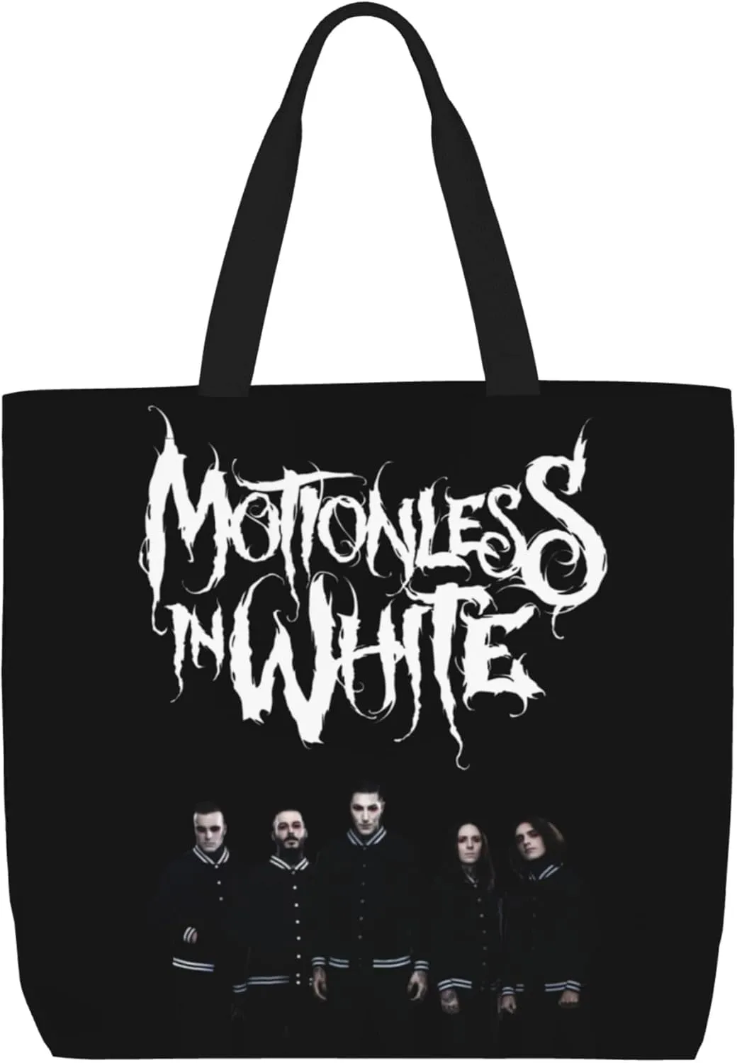 Motionless Rock In White Tote Bag for Women Lightweight Large Tote Bag Shoulder Bag Handbag for Travel Work Gym