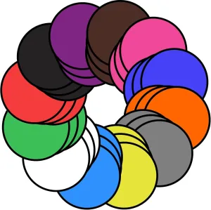 Mototo 36 Pieces Foldable Flying Disc Fans with Bag Folding Pocket Toy Set for Kids Fun Birthday Party Favors Summer Outdoor Activity Game Halloween Christmas, 12 Colors