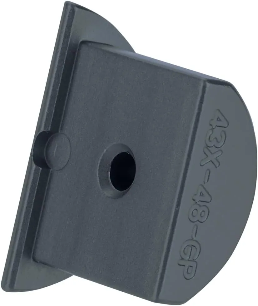 NDZ Performance Aluminum Grip Frame Slug Plug Insert for Glock 43X & 48 – Laser Engraved, Made in The USA