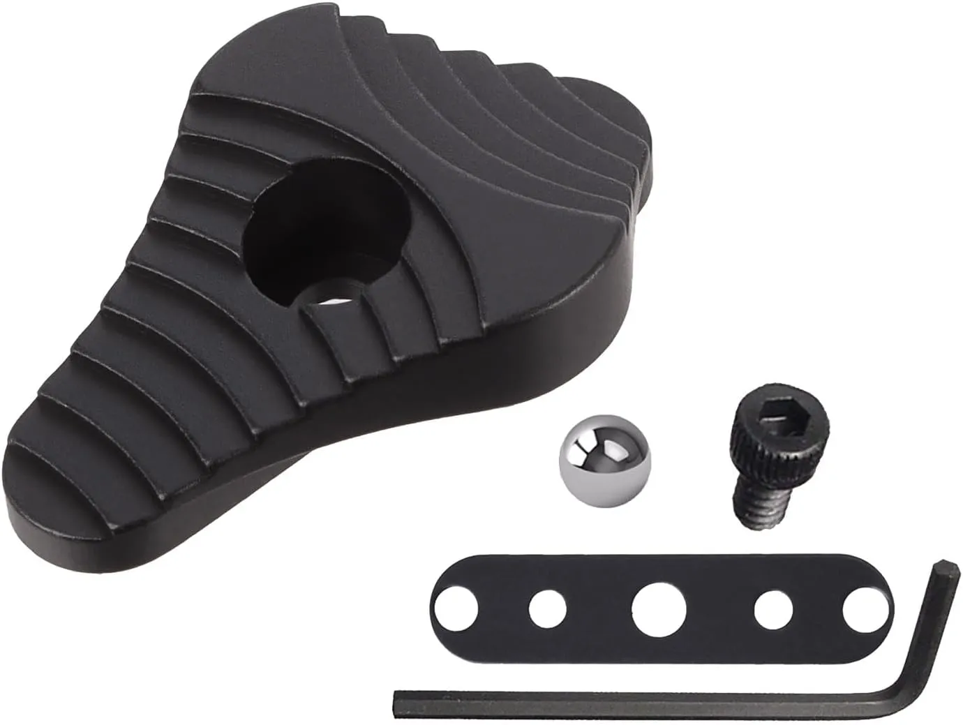 NDZ Performance Safety Replacement Kit for Mossberg 500 590 88 835 940 12/20 Aluminum - Ball & Steel Plate Kit, Made in The USA - Choose Color & Kit